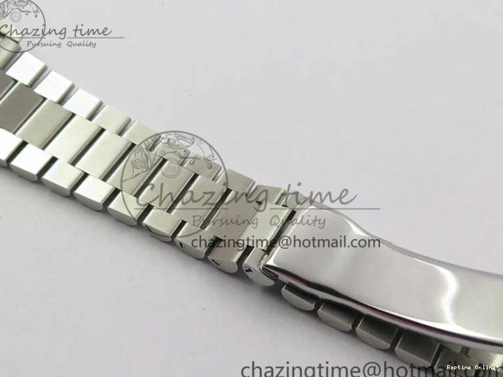 0415 TopPick Day-Date 36 SS 128239 Bp Maker Best Edition Black Dial Crystral Markers on President Bracelet 3149